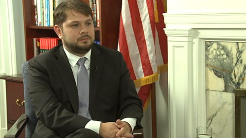 Gallego won his race Tuesday making him the only new member of the U.S. Congress. Cronkite News reporter <b>Brittany Bade</b> speaks with him about his plans for the future and how proud he is to be a representative for the Latino community.
